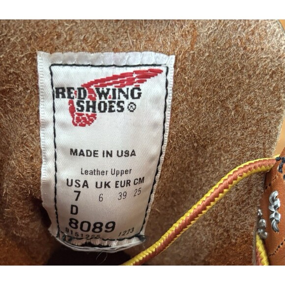Red Wing Iron Ranger 8089 Oro Leather Boots Men’s Sz 7 D Made in USA main image 6